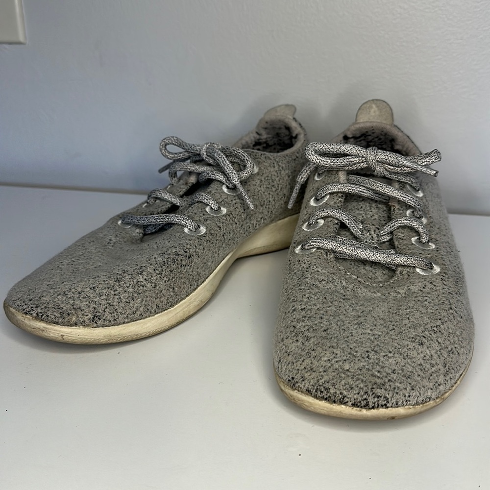 Allbirds gray wool runners